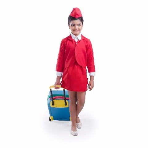 Air Hostess Costume For Girls