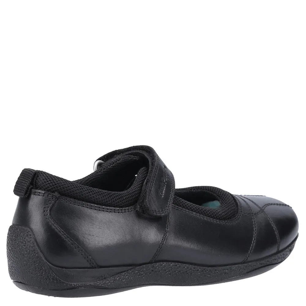 Black Clara Junior School Shoes