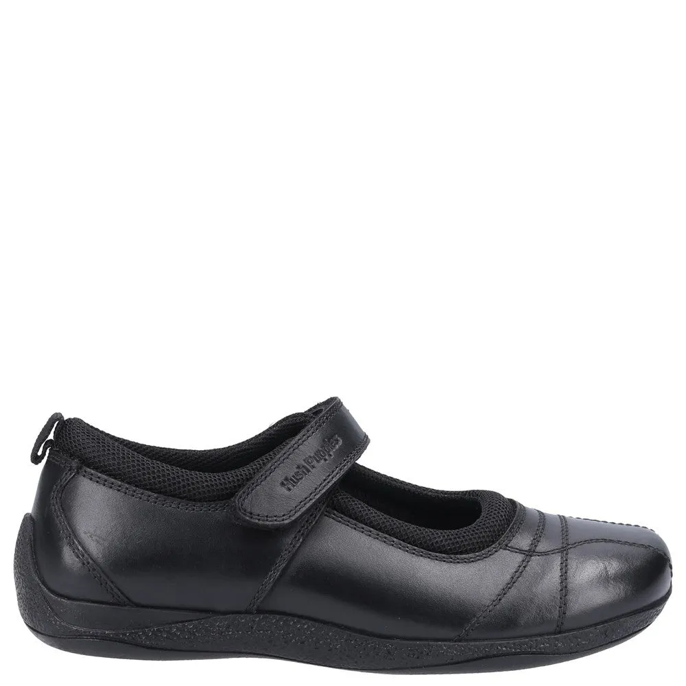 Black Clara Junior School Shoes