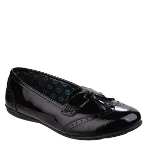 Black Esme Junior Patent School Shoes