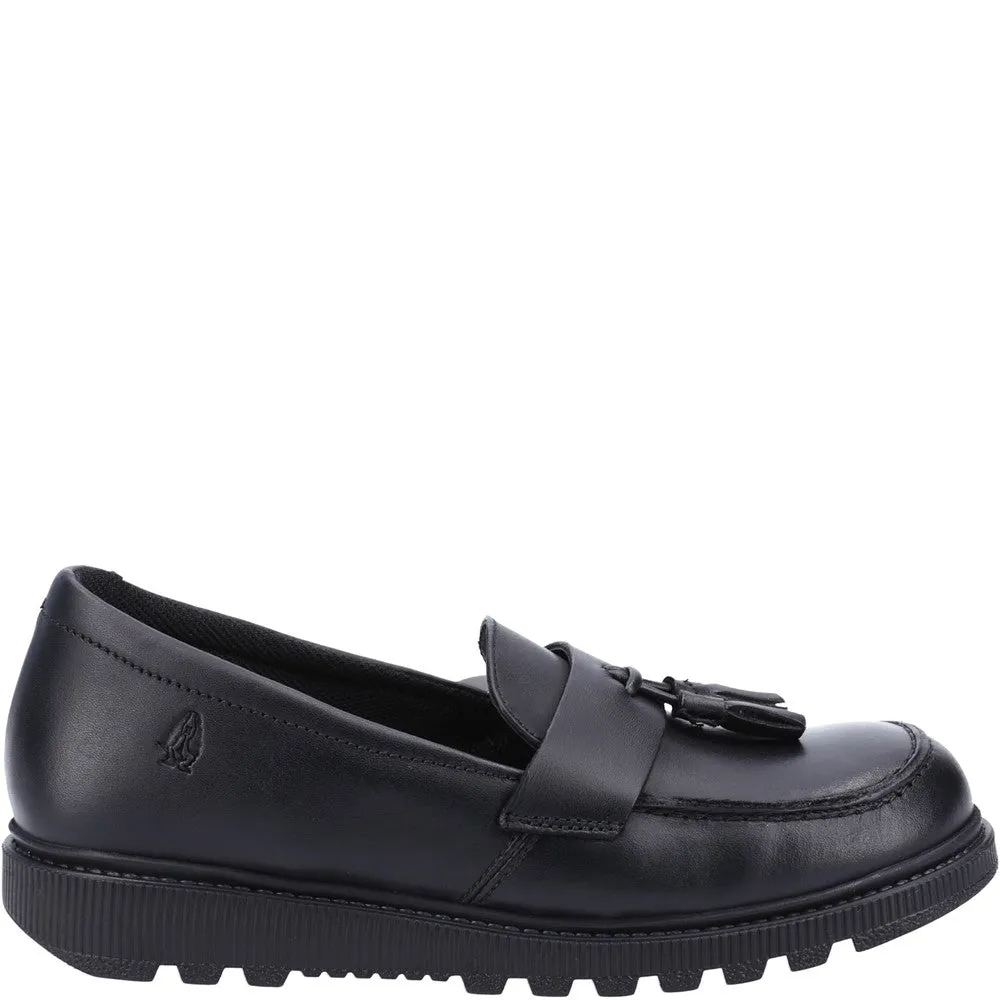 Black Faye Senior School Shoes