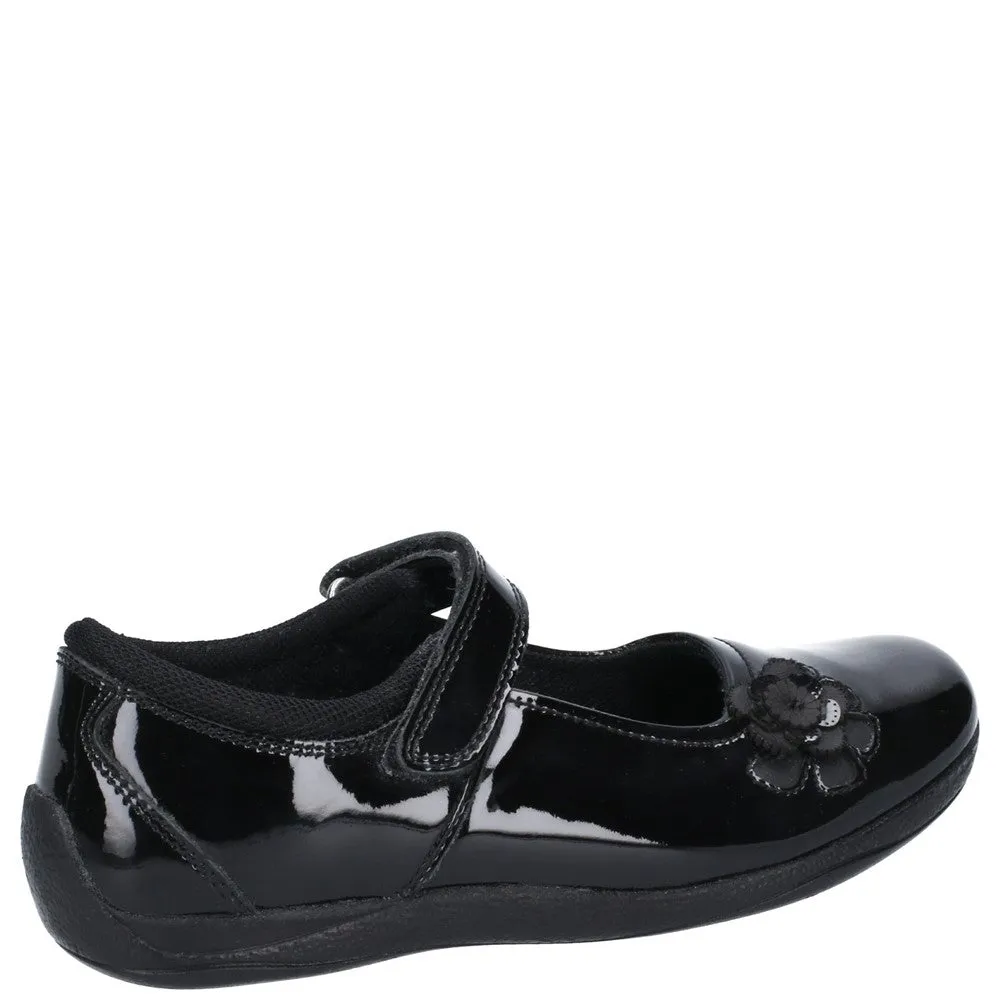 Black Jessica Junior Patent School Shoes