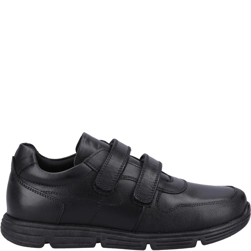 Black Lucas Junior School Shoes