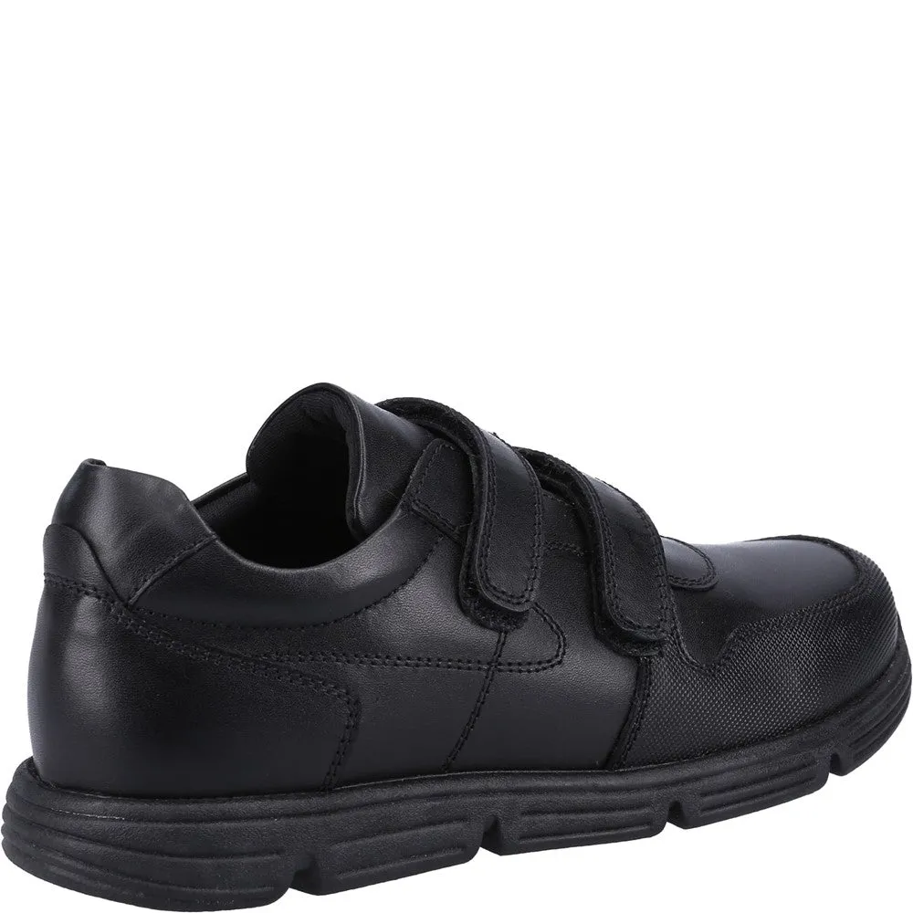 Black Lucas Senior School Shoes