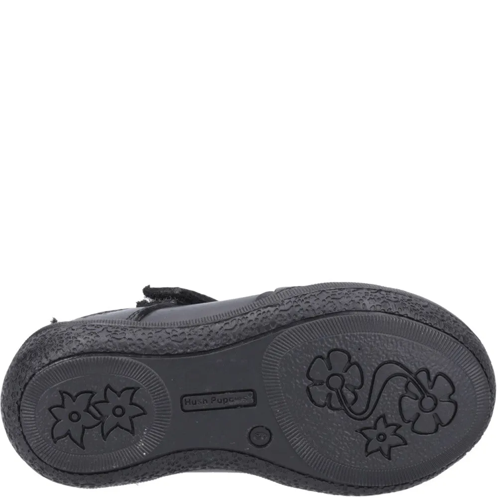 Black Mabel Infant School Shoes