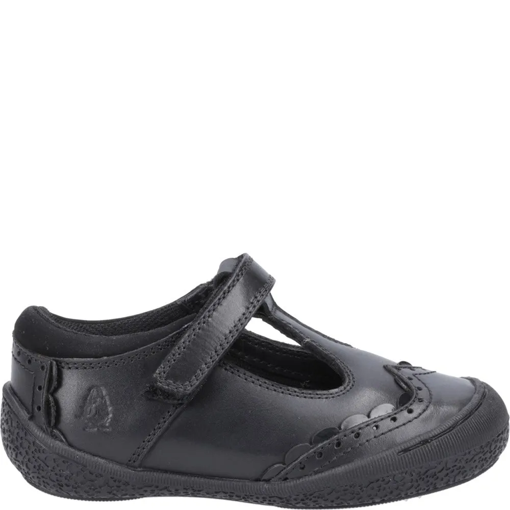 Black Mabel Infant School Shoes