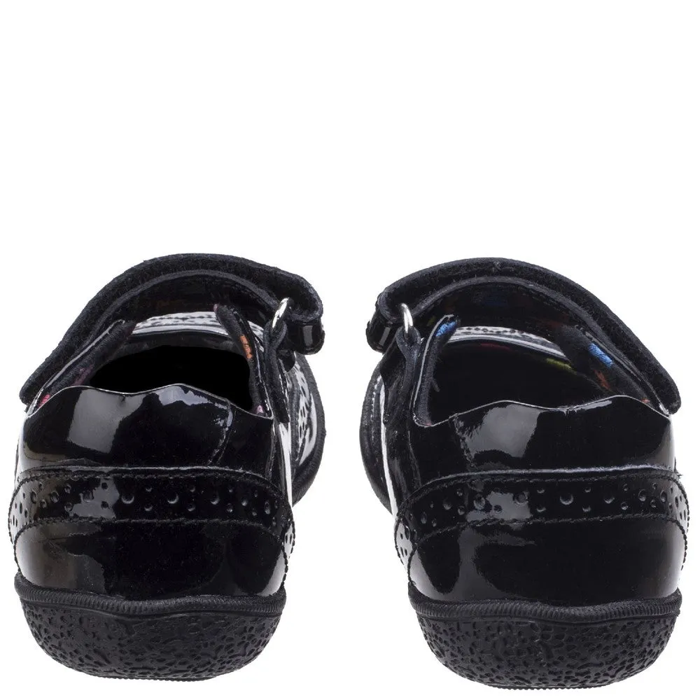 Black Patent Rina Patent Infant School Shoes