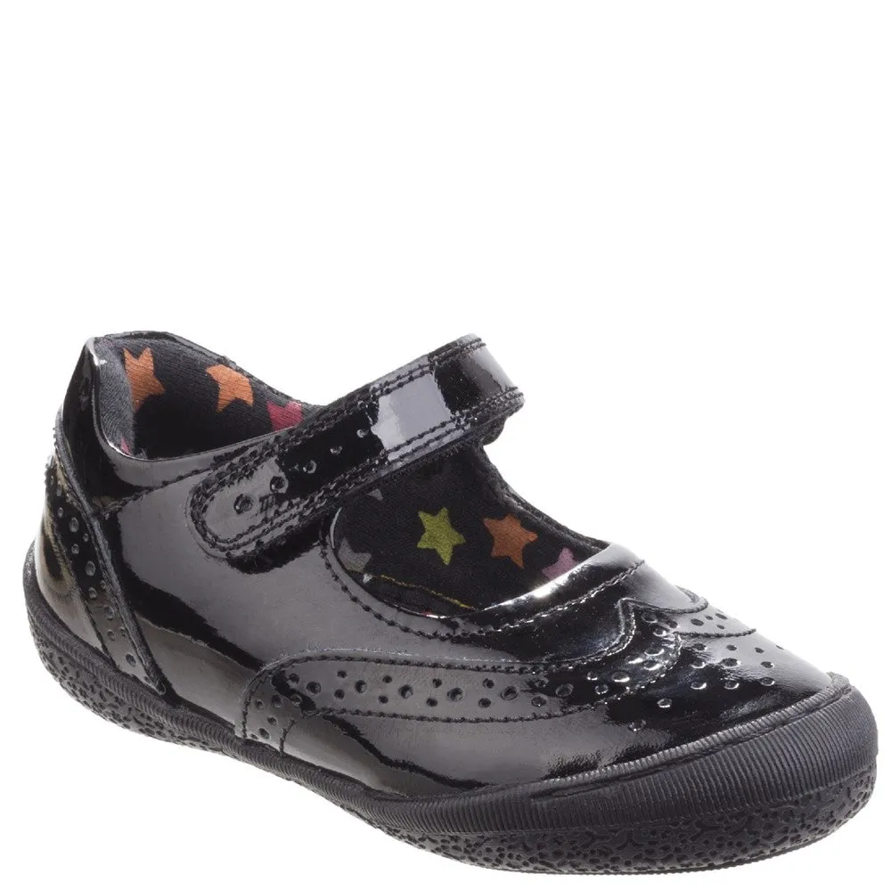 Black Patent Rina Patent Infant School Shoes