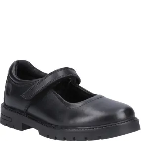 Black Tanya Senior School Shoes