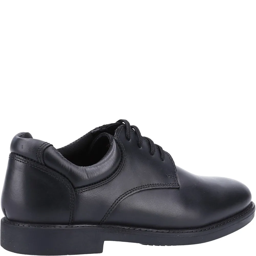 Black Tim Senior School Shoes