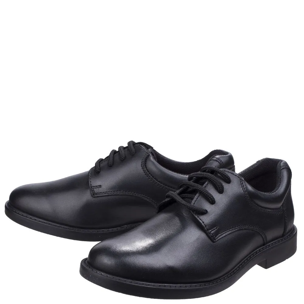 Black Tim Senior School Shoes