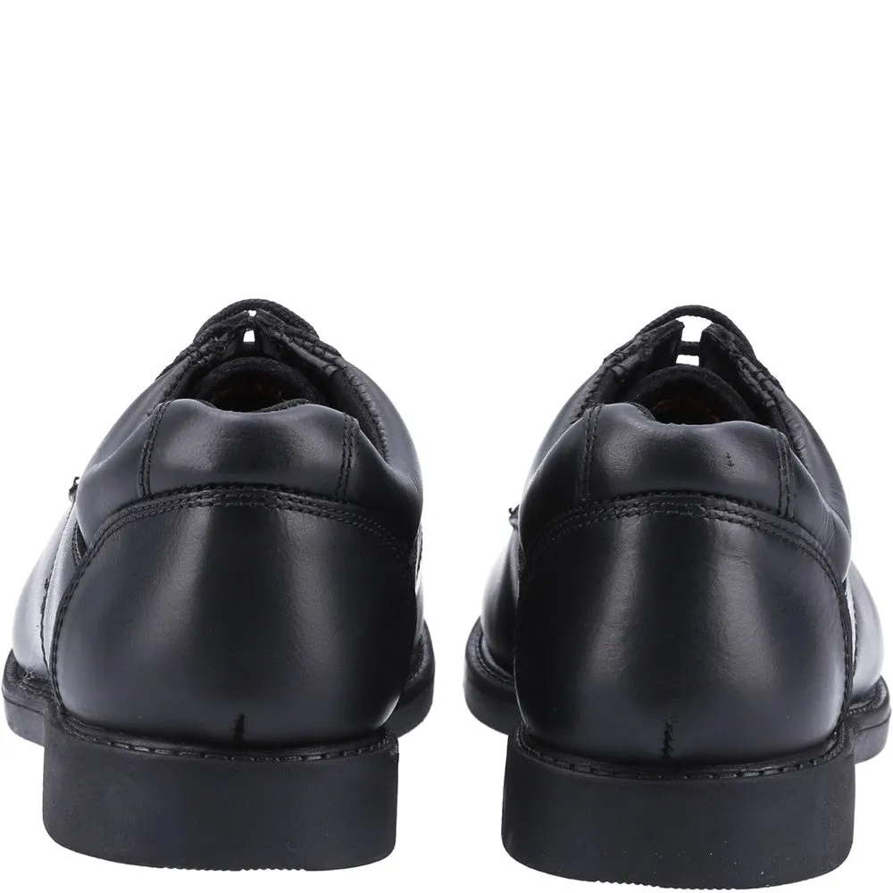 Black Tim Senior School Shoes