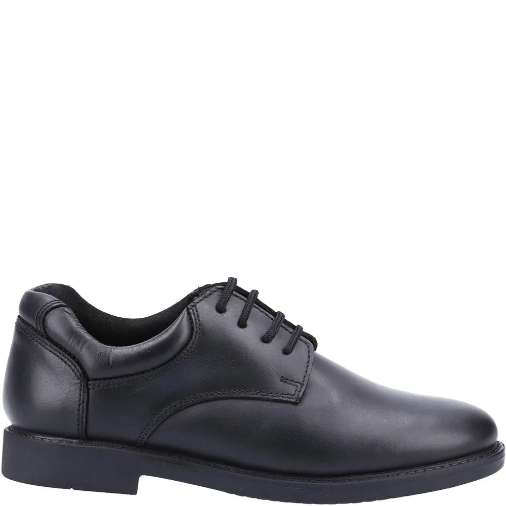 Black Tim Senior School Shoes