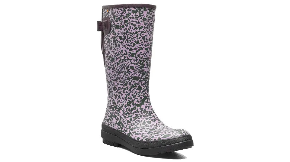 Bogs Women's Amanda Tall Spotty Burgundy