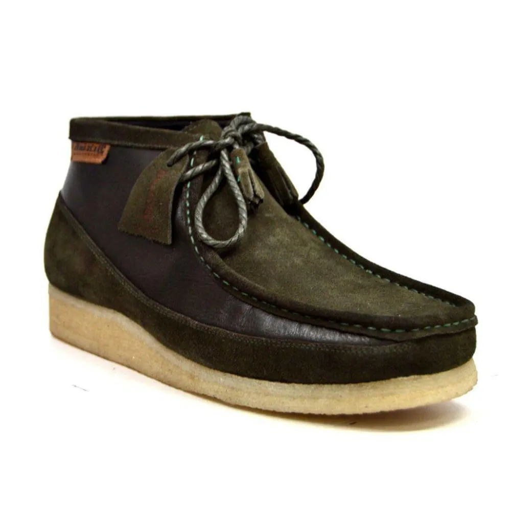 British Walkers Walker 100 Wallabee Boots Men's Suede and Leather Limited Ankle Boot