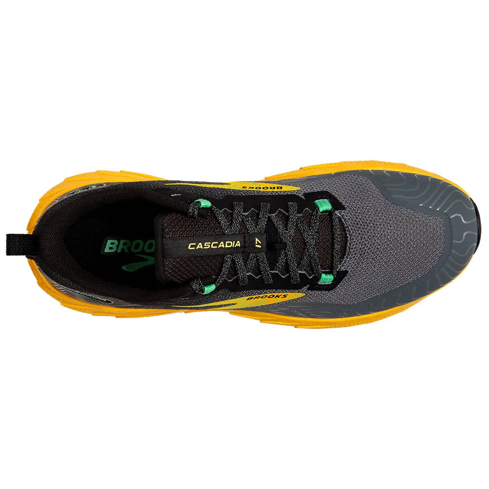 Brooks Cascadia 17 (Mens) - Lemon Chrome/Sedona Sage