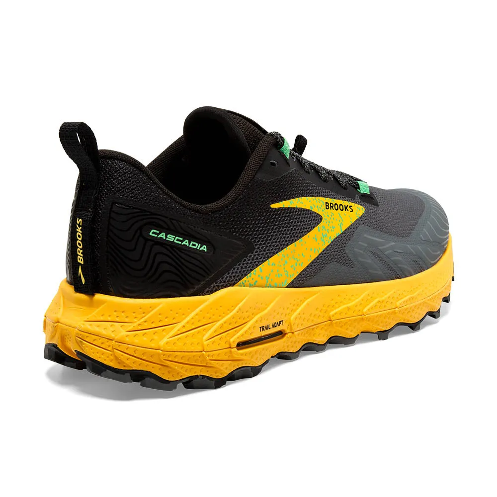 Brooks Cascadia 17 (Mens) - Lemon Chrome/Sedona Sage