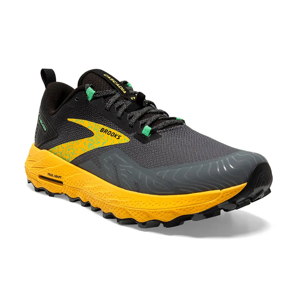 Brooks Cascadia 17 (Mens) - Lemon Chrome/Sedona Sage