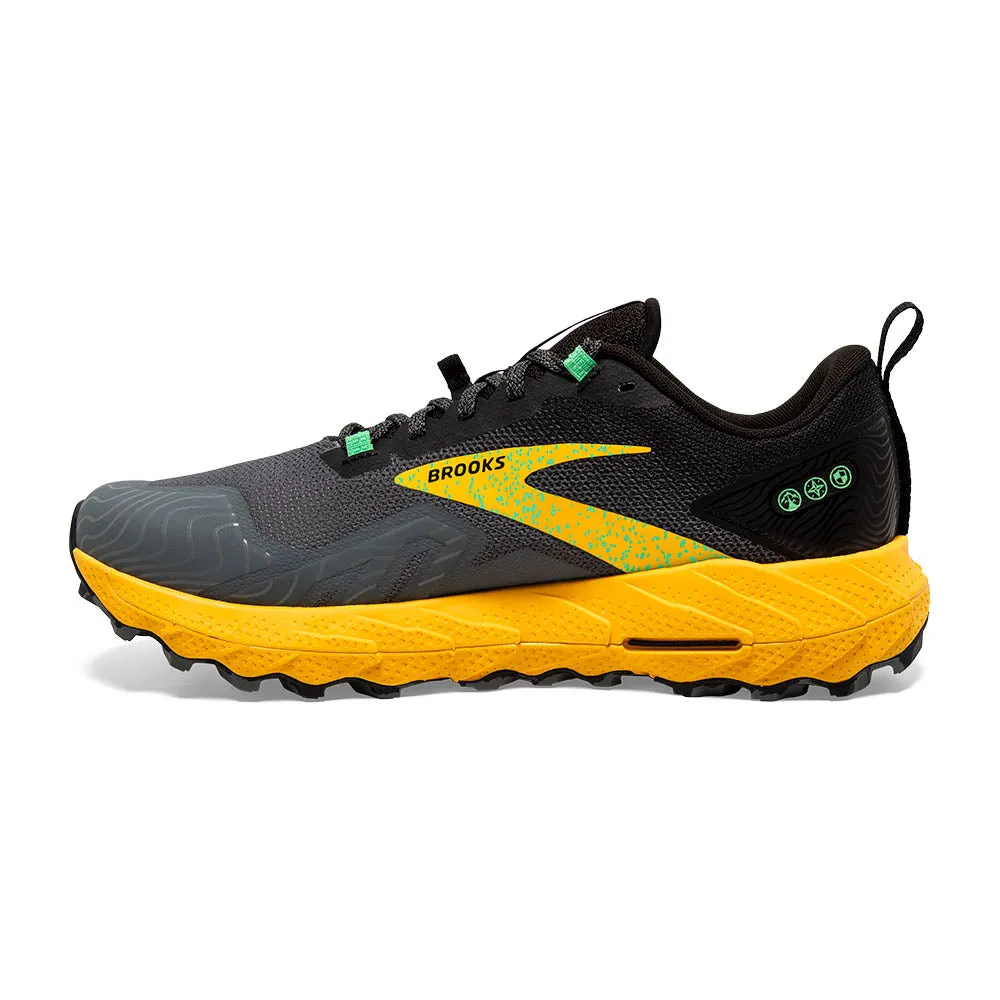 Brooks Cascadia 17 (Mens) - Lemon Chrome/Sedona Sage