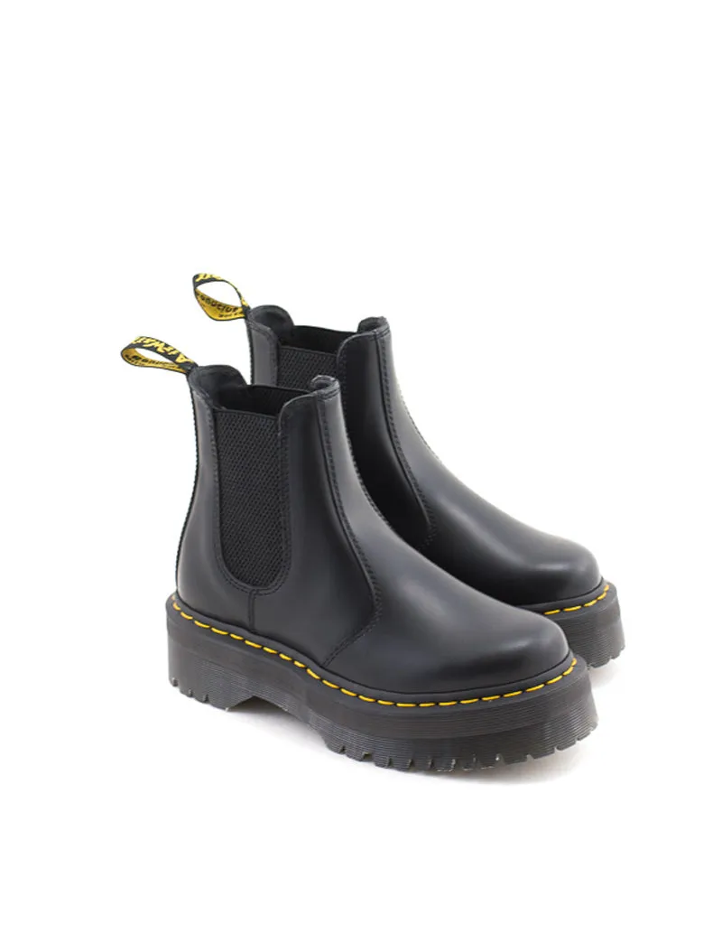 Dr. Martens — 2976 Quad Polished Smooth - Black