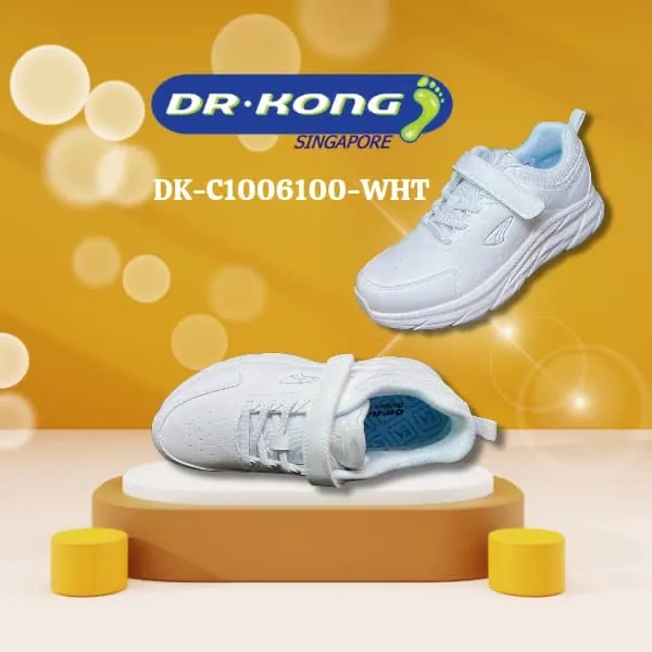 DR.KONG HEALTH SCHOOL SHOES (WHITE) DK-C1006100-WHT(RP : $129)