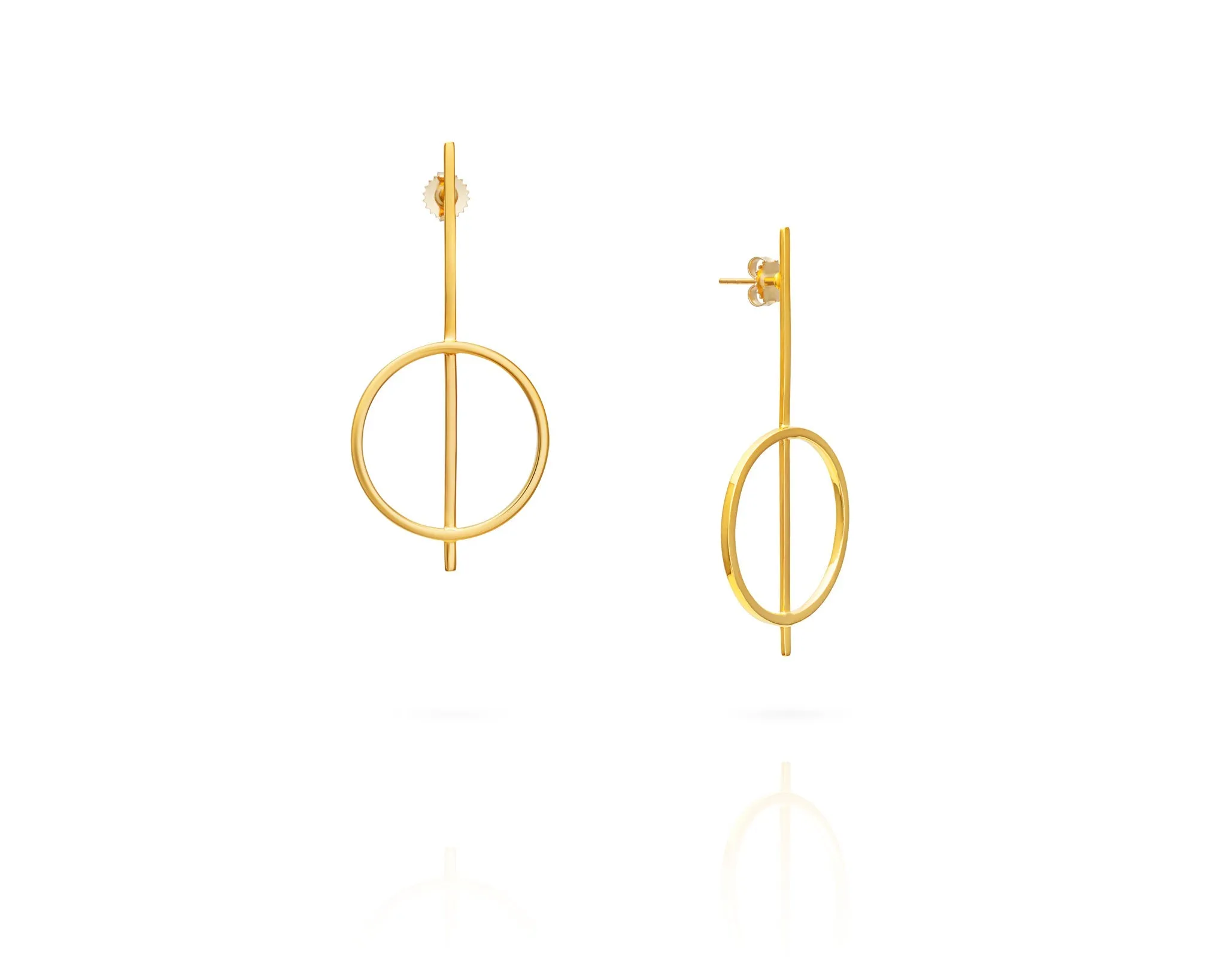 Garcia Gold Equestrian Earrings