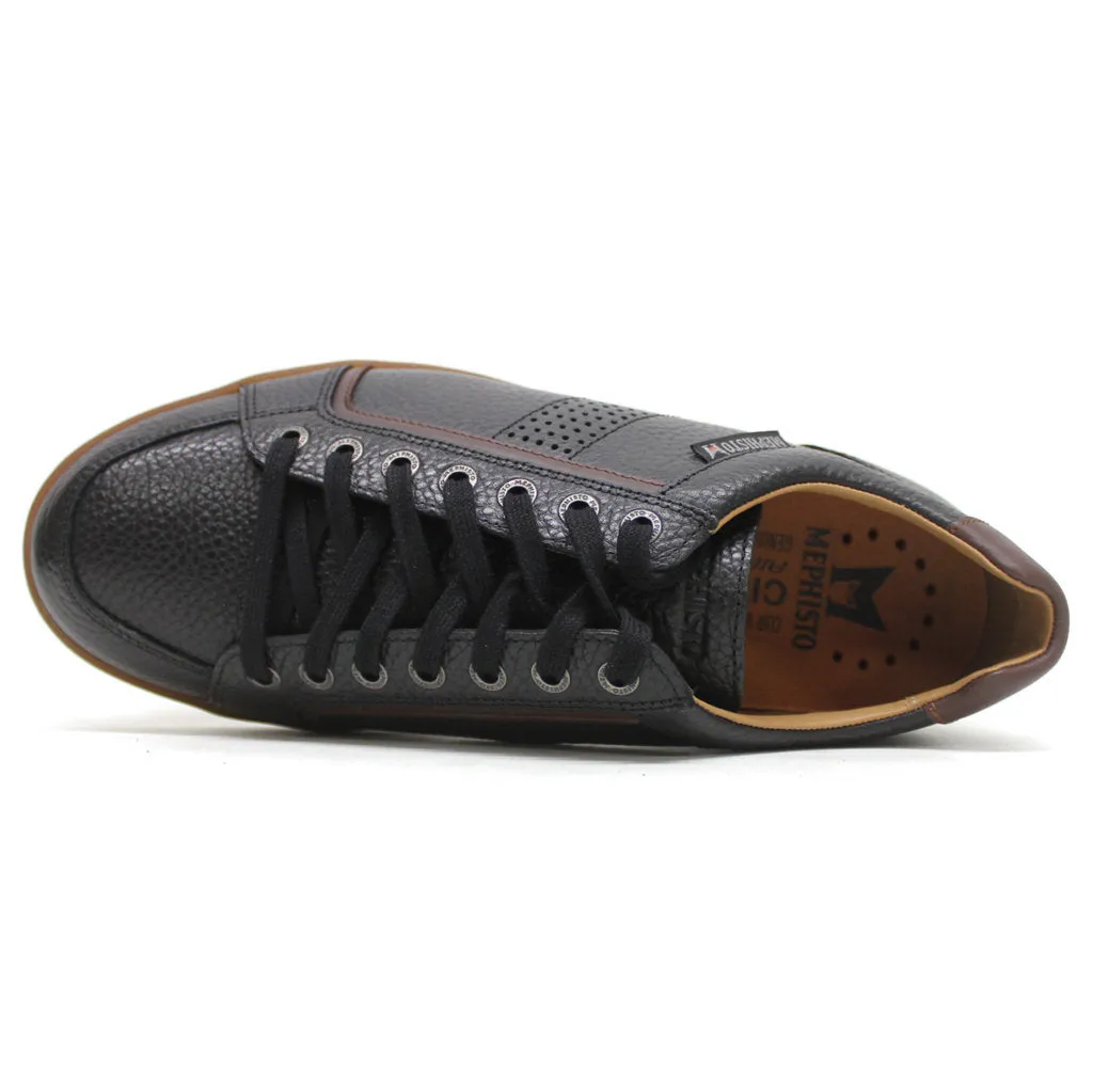 Harrison Full Grain Leather Men's Low Top Sneakers