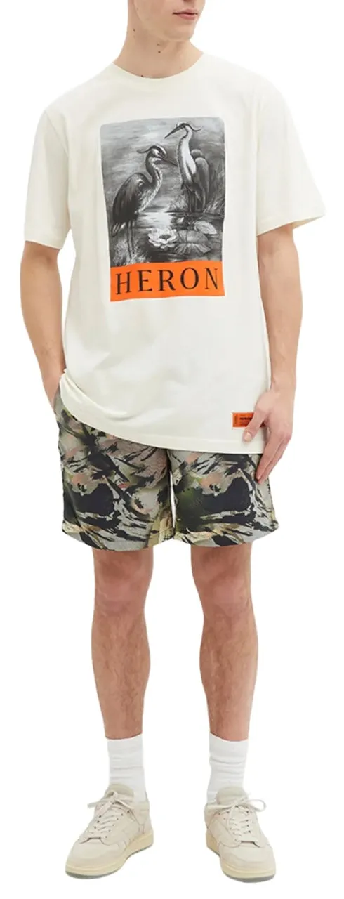 Heron Preston Heron BW Oversized T-Shirt White Black