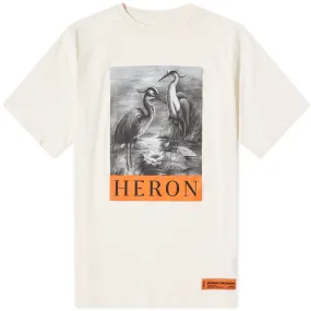 Heron Preston Heron BW Oversized T-Shirt White Black