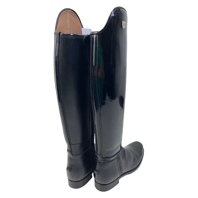 LM Custom Dressage Boots in Black Patent - Women's 5 Slim