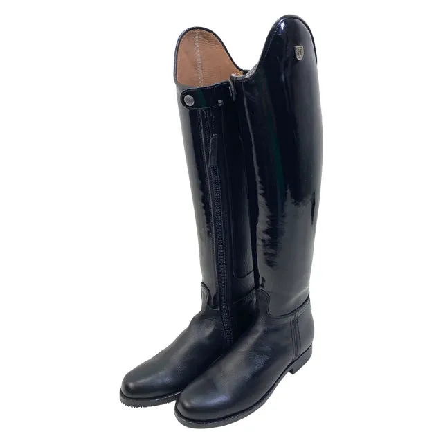 LM Custom Dressage Boots in Black Patent - Women's 5 Slim