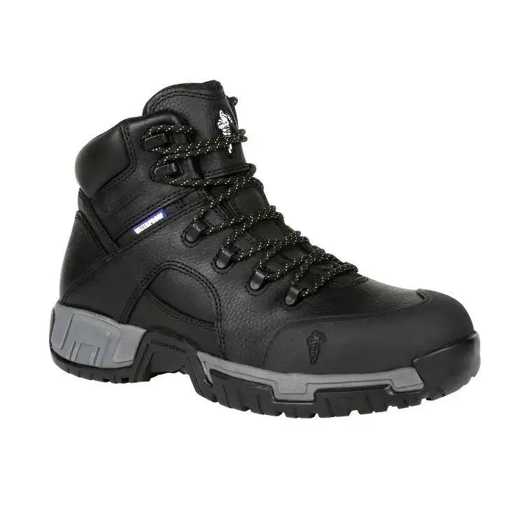 MICHELIN® HYDROEDGE STEEL TOE PUNCTURE-RESISTANT WATERPROOF WORK BOOT XHY866