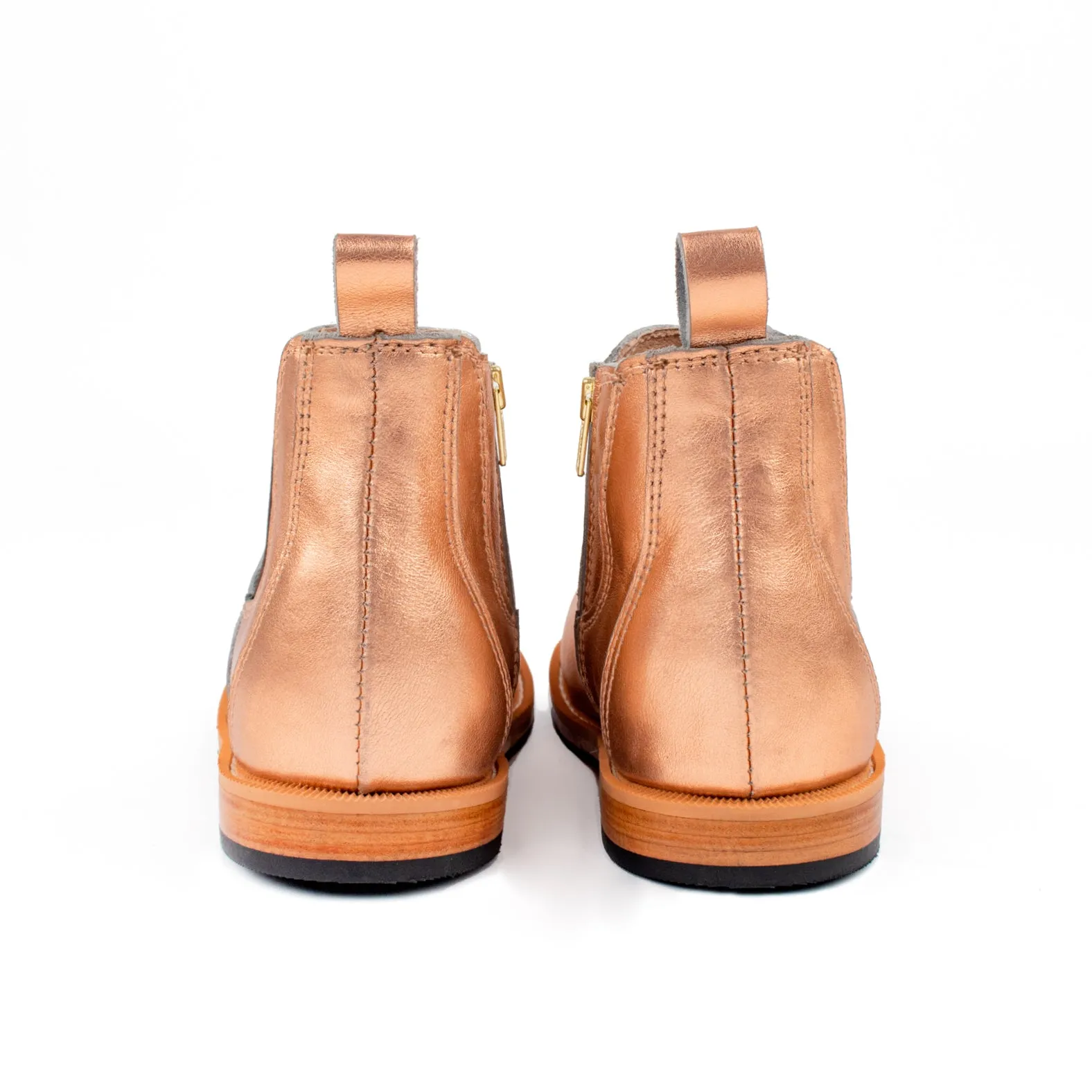 MK22778 - Chelsea Hawks Boots Rose Gold [Children's Leather Boots]